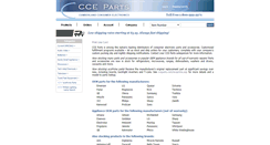 Desktop Screenshot of cceparts.com
